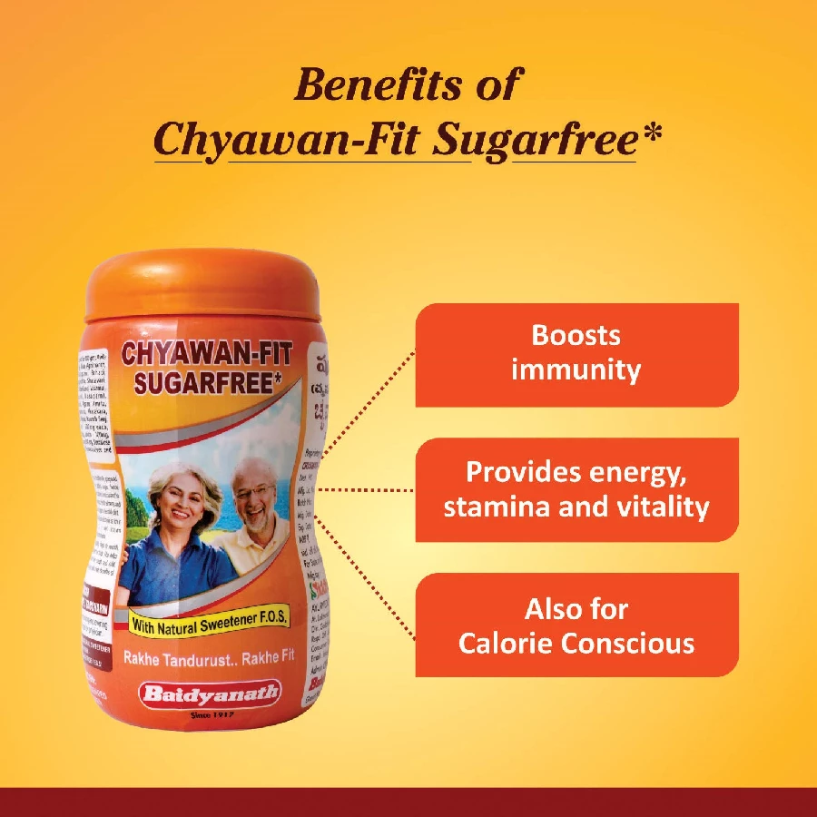 Baidyanath Asli Ayurved Chawan-Fit Sugar Free Chywanaprash, 1 kg-7.webp